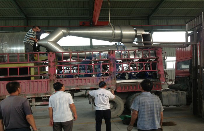 20TPD cassava starch production machinery program ship to South Africa