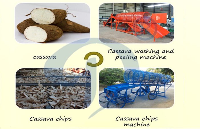 cassava chips machine