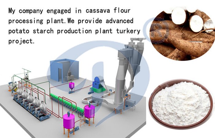 Cassava flour processing machine