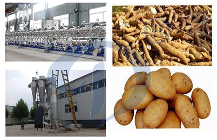 Potato starch processing plant description