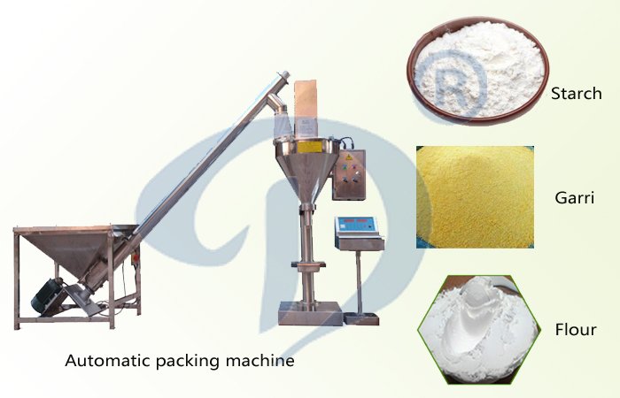 cassava flour processing machine