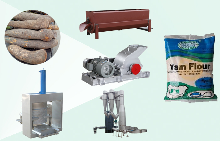 cassava flour machine