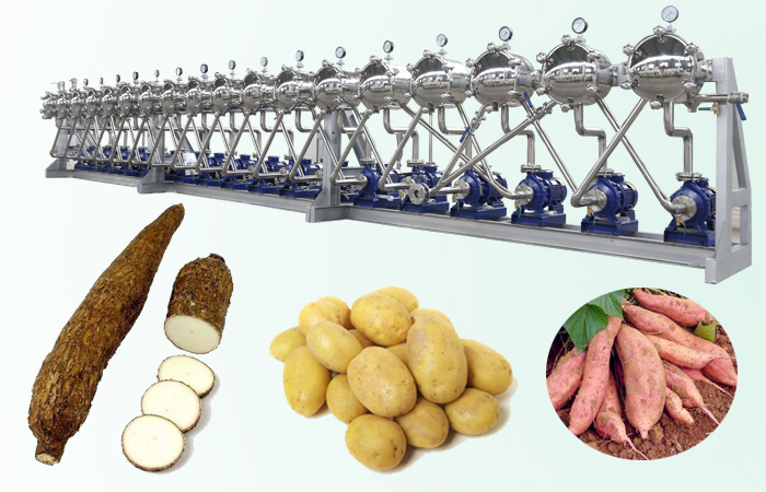 cassava starch hydrocyclone machine