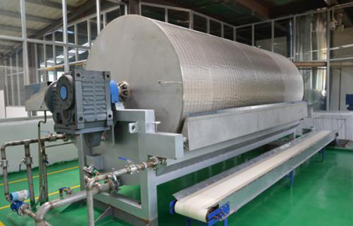 vacuum starch dewatering