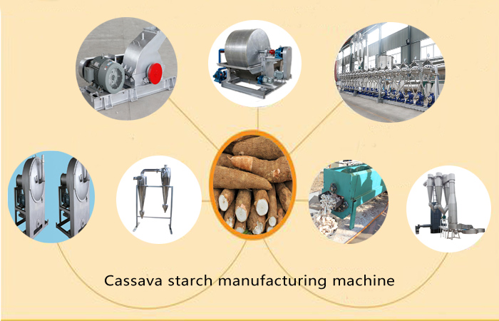 Improved technology cassava starch production line