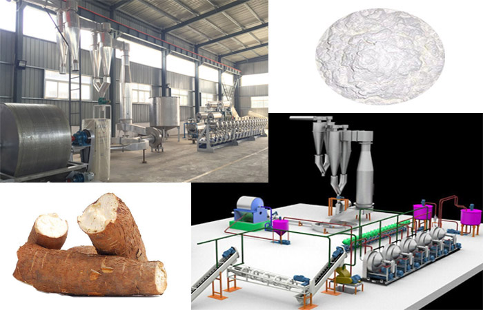 cassava starch production flow