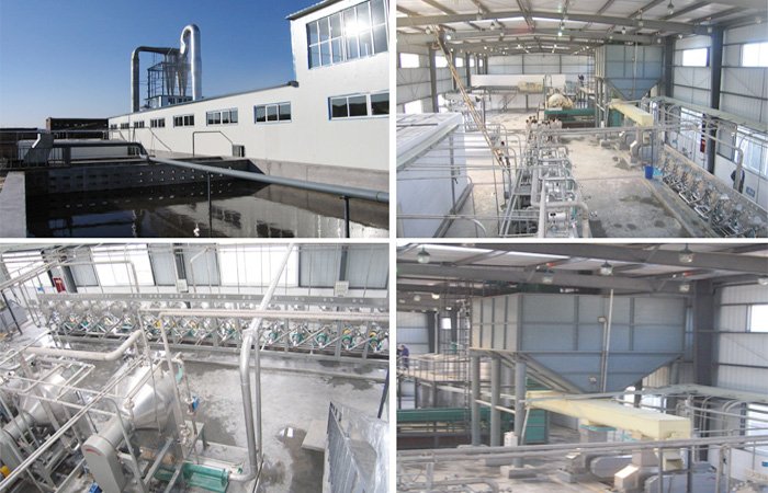 Tapioca processing plant