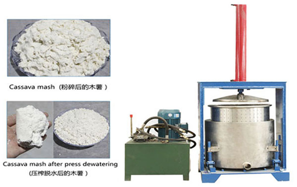 cassava dewatering machine