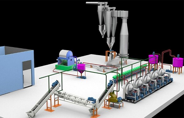 cassava starch processing line