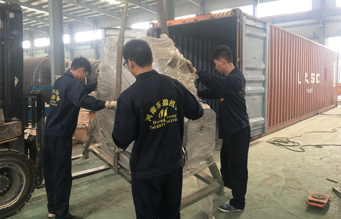 DOING large capacity garri processing machine sent to Nigeria
