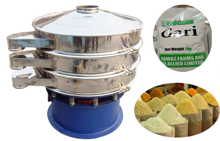 Garri sieving machine