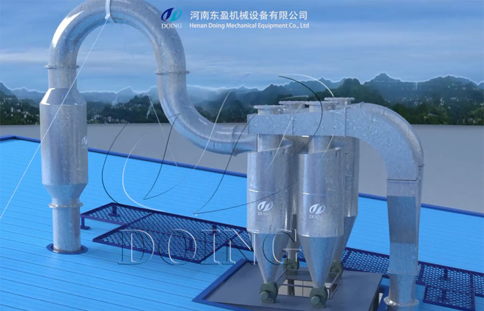 How does a flash dryer work ?