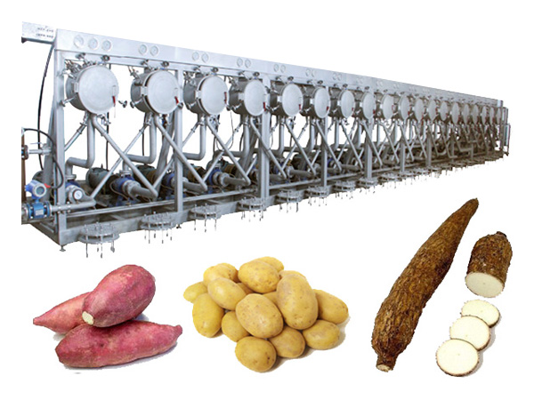Cassava starch production line