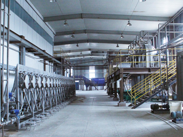 starch processing plant