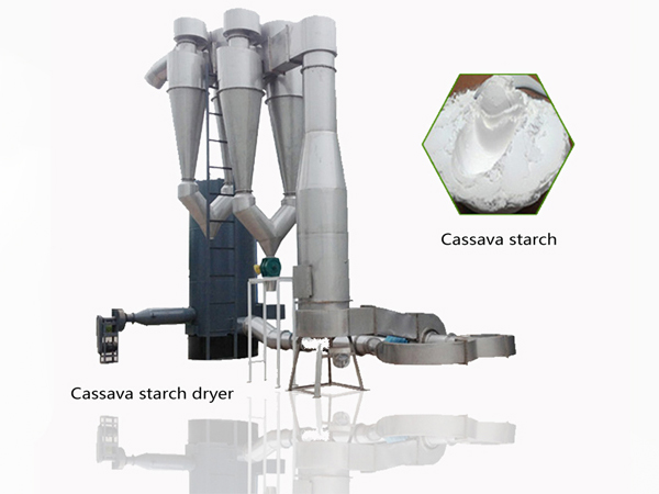 cassava starch dryer machine