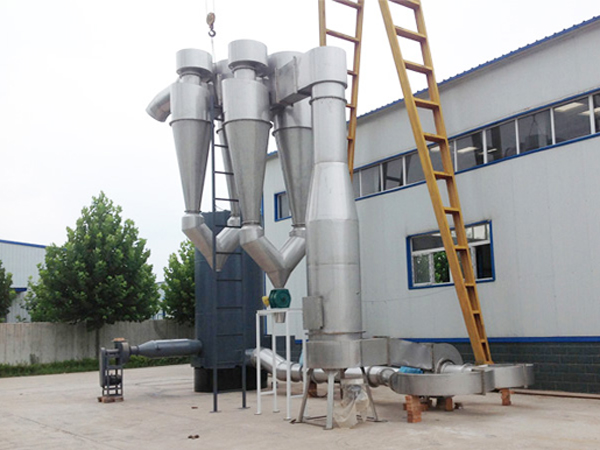 Air-stream cassava dryer machine for cassava starch processing