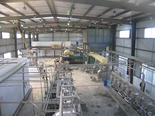 Tapioca processing line