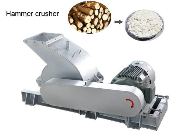 how is yam flour processed