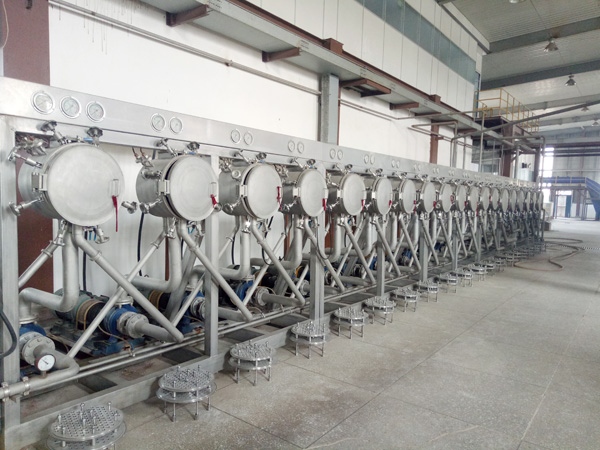 potato starch extraction machinery