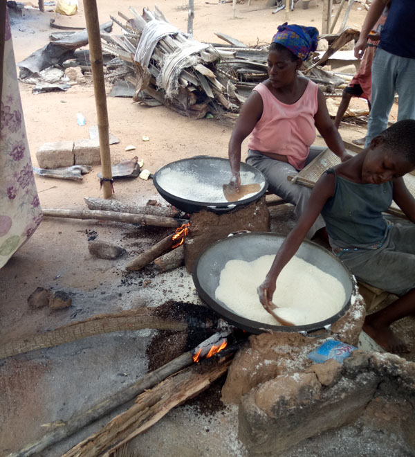 how to make garri