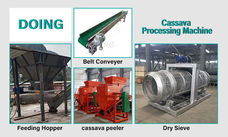 cassava processing machine for the customer