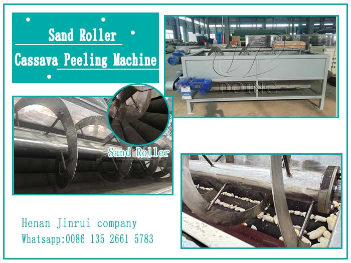 cassava peeling machine