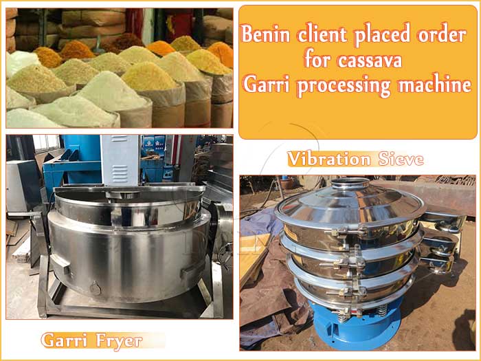 garri processing machine to benin