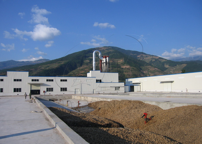 potato starch processing plant