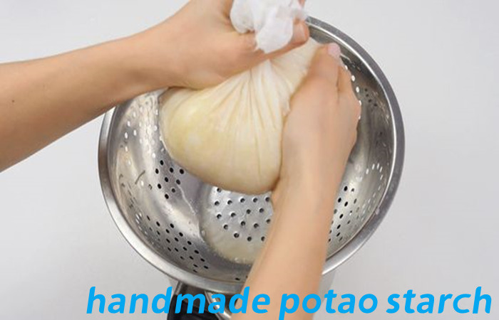 semi-automatic potato starch processing method