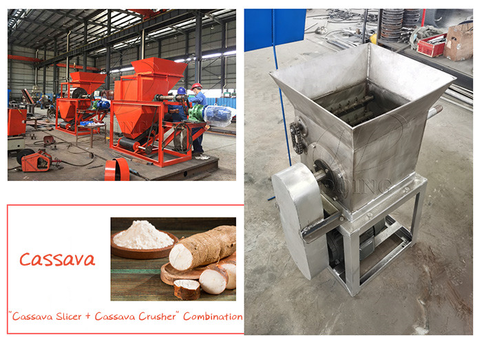 What machine do you use to grind the cassava into flour?