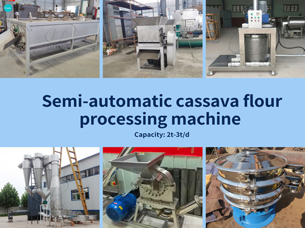 What is the price of cassava flour processing machine in Cote d'Ivoire?
