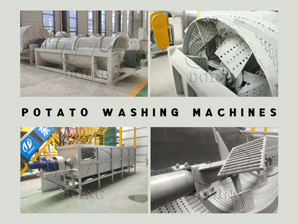 Industrial potato washing machine and its price