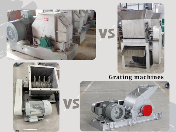 Grating machine and costs