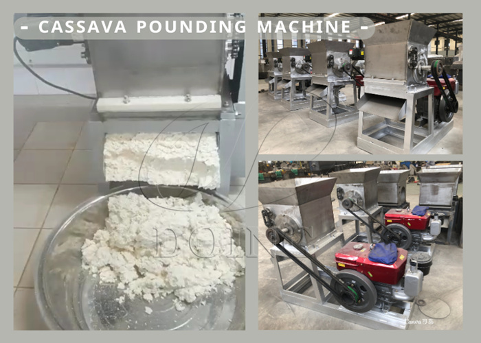 Cassava pounding machine