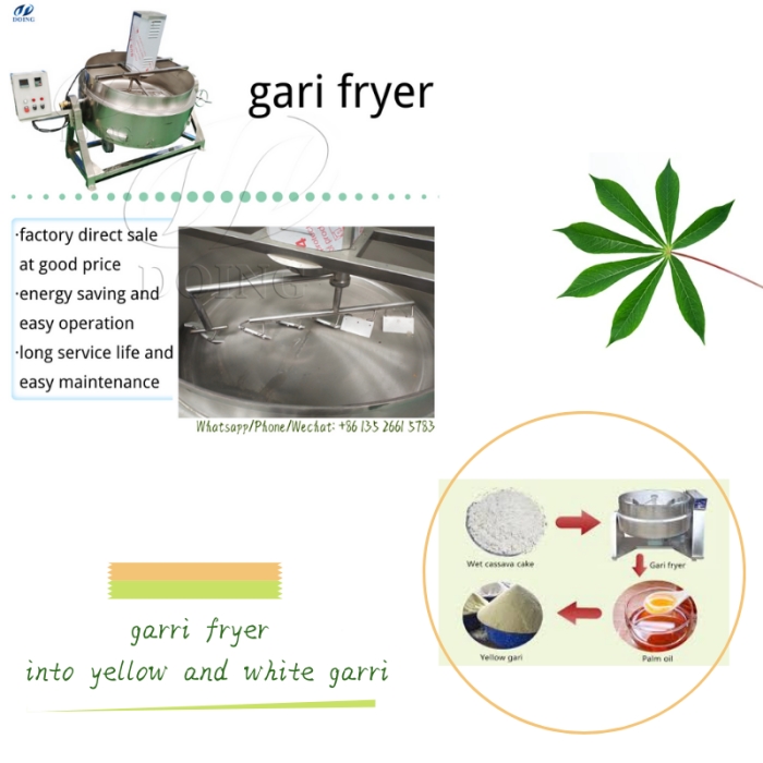 garri frying machine