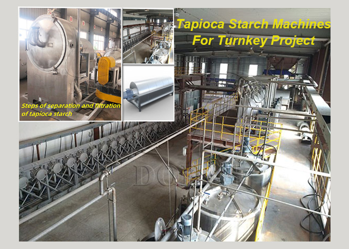 Cassava starch processing machine