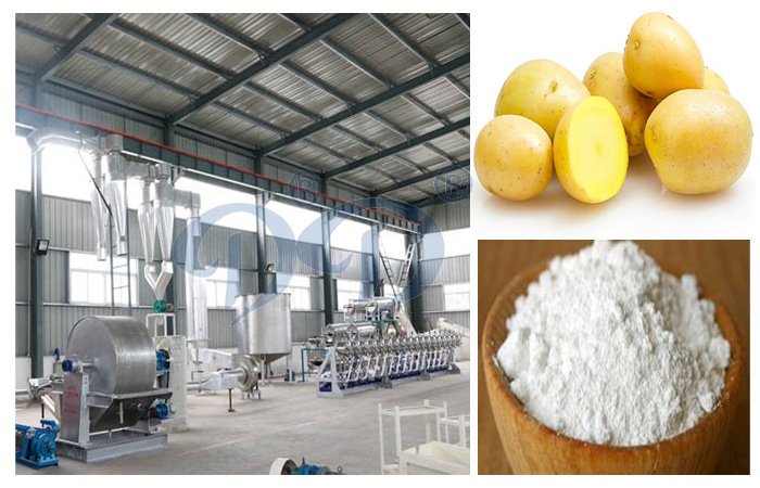 potato starch and potato starch processing machine