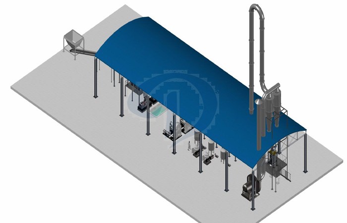 cassava flour process line